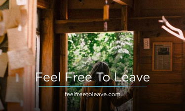 FeelFreeToLeave.com - Creative brandable domain for sale